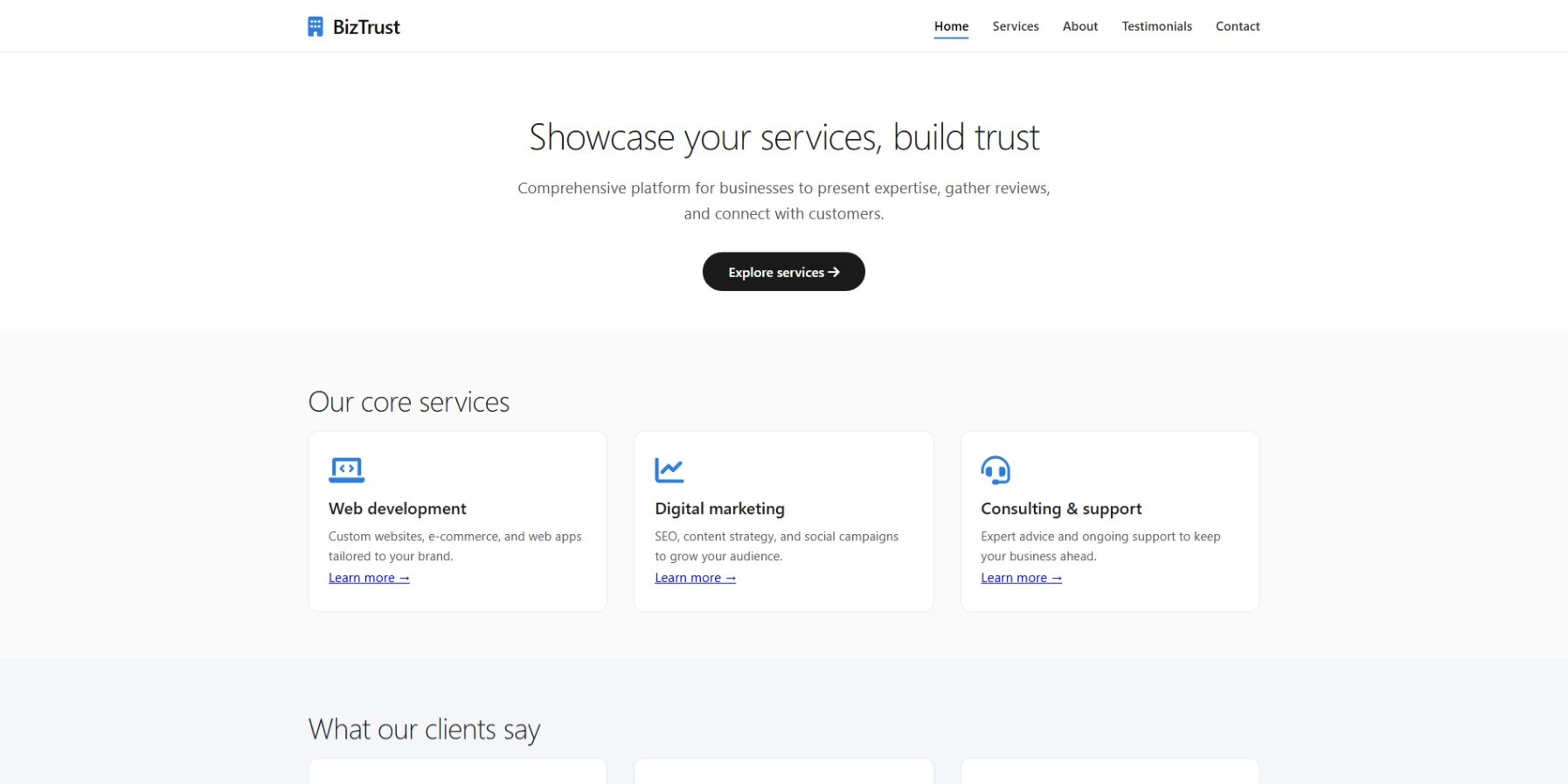 Prime Website Package